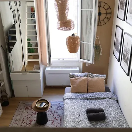 شقة Comfy In Old Town With Mezzanine - Place Garibaldi, *